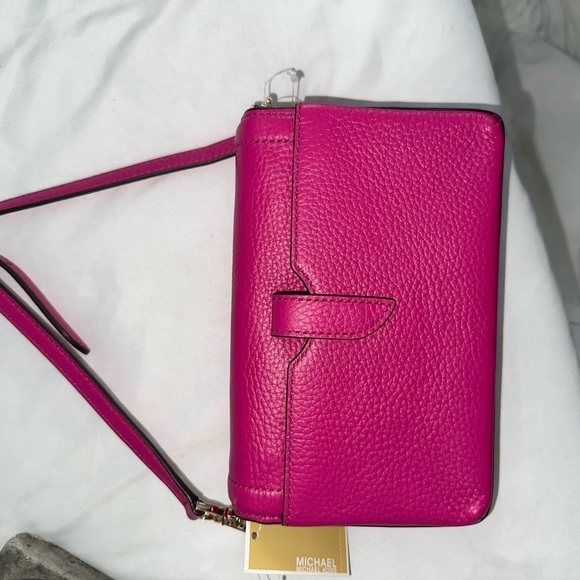 Michael Kors Leather Phone CrossBody - Picture 7 of 13